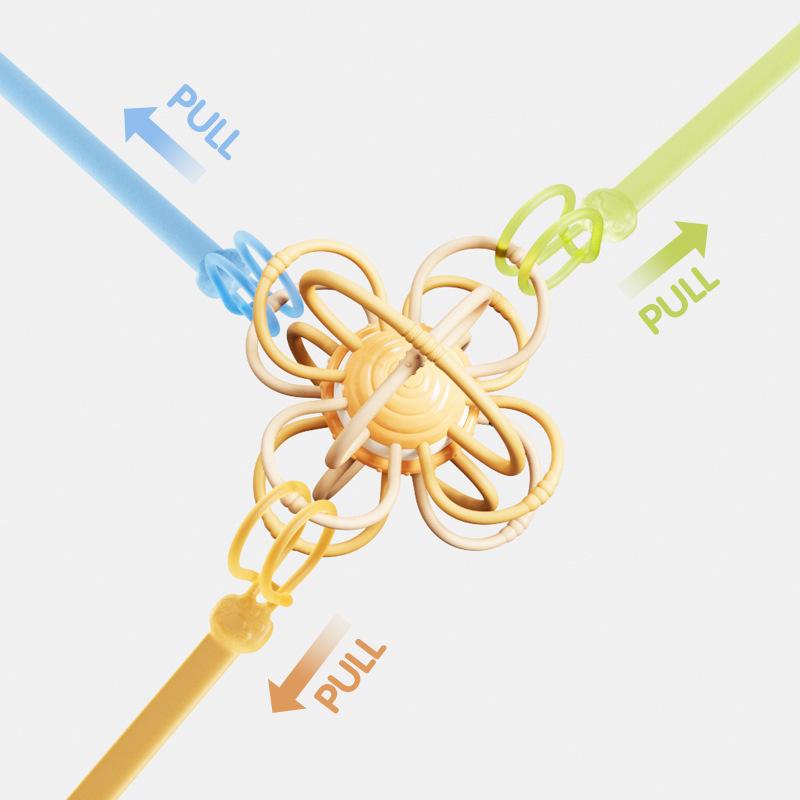 Детская игрушка-прорезыватель в виде медвежонка, многофункциональный прорезыватель, защита от запутывания