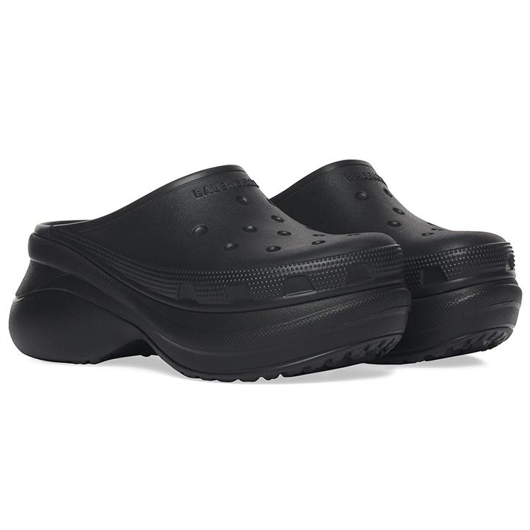 Balenciaga Crocs Mule 'Black Rubber' Men's 720857W1S8E1000