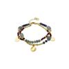 Bracelet - LUXENTER - Ney - Cristal Multicolfinition Ore - Finition or 18k - 16cm + 3cm D'extension