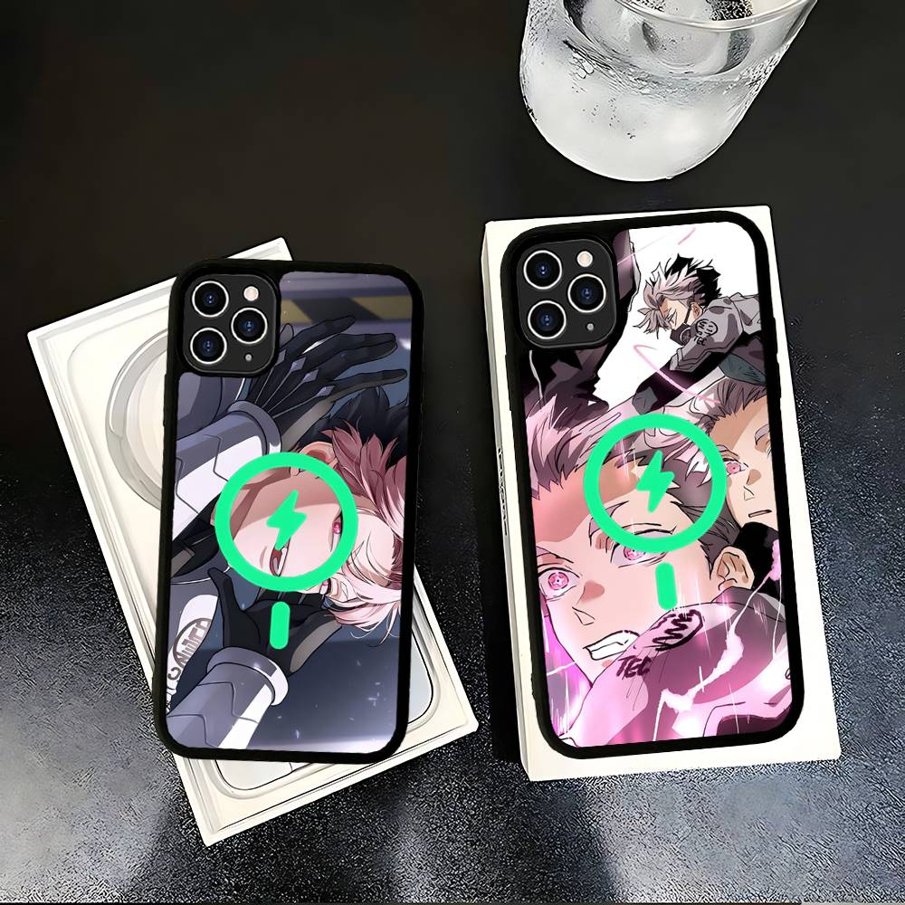 Kaiju NO.8 Narumi Gen Anime Phone Case Magnetic Case For IPhone 16 14 13 12 11 15 Pro Max Plus For Magsafe Wireless Charge Cover