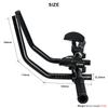 Bicycle Triathlon TT Handlebar Rest Handle Bar Aluminum Alloy Bike Long-Distance Race Bend Bar Straight TT Triathlon Extender