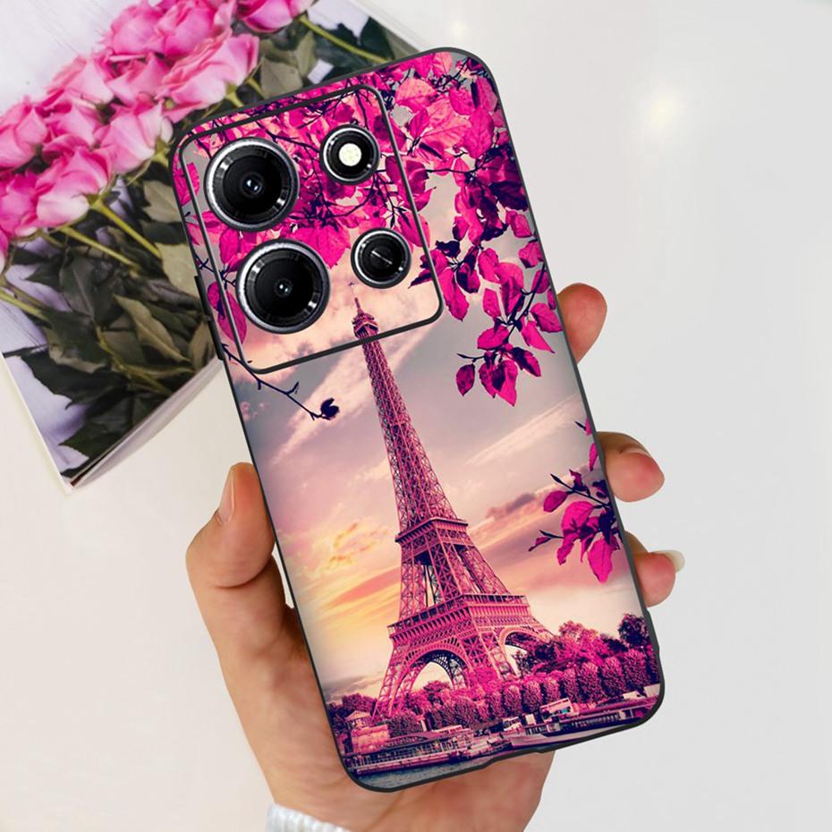 Модный Чехол-бабочка для телефона Infinix Note 30i Note30 Pro 2023 Мягкий Силиконовый ТПУ Задняя Крышка Для Infinix Note 30 Pro Note30i