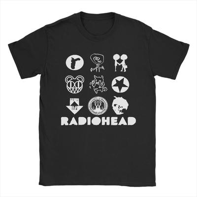 Оригинальная футболка Radiohead Creep, унисекс, хлопковая, с коротким рукавом, круглый вырез, рок-группа, летняя, топы и рубашки.
