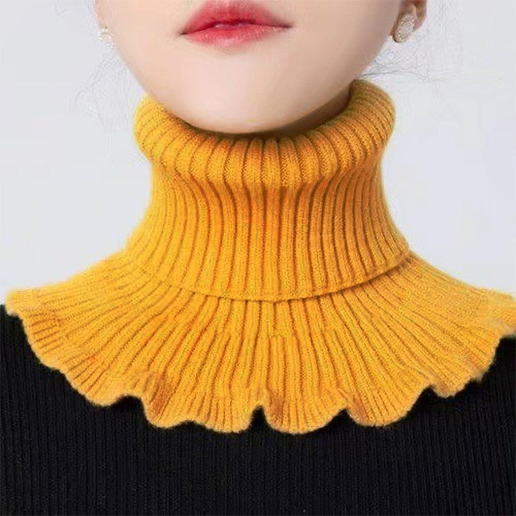 Women's And Winter Warm Neck Collar For Protecting The Cervical Spine, Decorative Fake Collar, Knitted