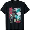 Naruto Shippuden Какаши Тренировочный Монтаж Аниме Футболка S-4XL