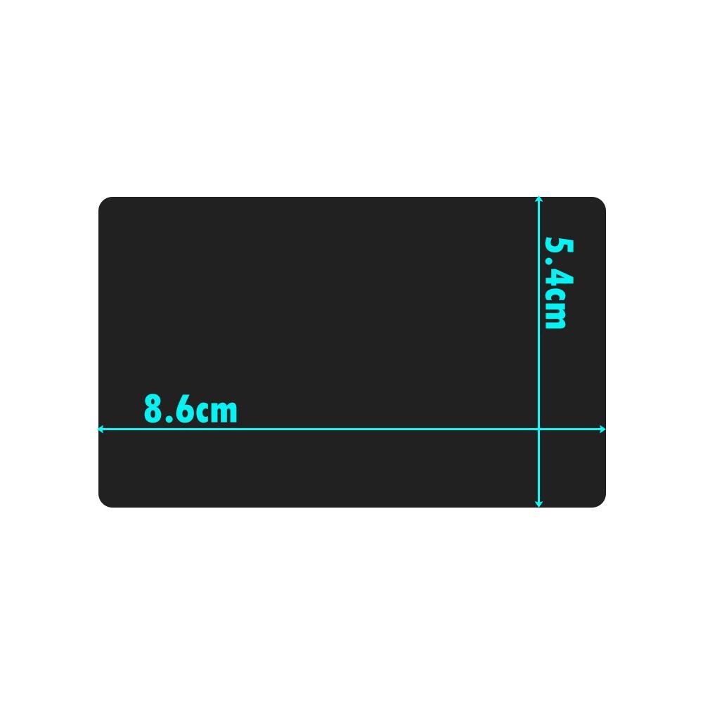 Pcs/Set Art Craft Business Visit Smooth Laser Engraving Blank Name Cards Metal Carte Business Card