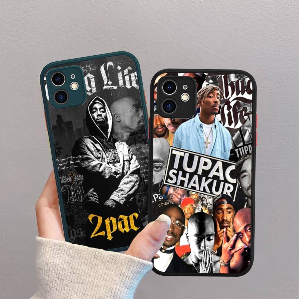 Американский рэпер T-Tupac S-Shakur Матовый прозрачный чехол для телефона Для IPhone Case 16 15 14 13 12 11 Pro Max X XS Max Plus