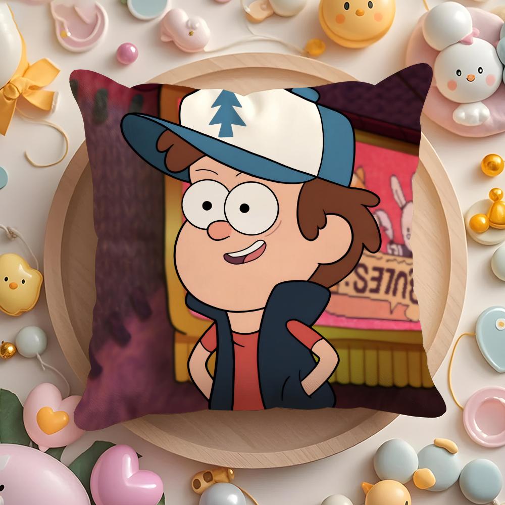 Подушка с принтом «G-gravity F-falls» для дома и автомобиля, многоцелевая наволочка - Двусторонняя, Мягкая и прочная для повседневного использования