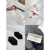 Off-White Летняя новинка 2025 года с принтом покерных карт и букв, классическая футболка с короткими рукавами для мужчин и женщин, парная футболка