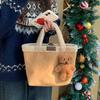 Tote Bag Retro Cute Hand-held Fur Bag Double-sided Back Imitation Lamb Fur Lamb Fur Lamb Fur Handbag