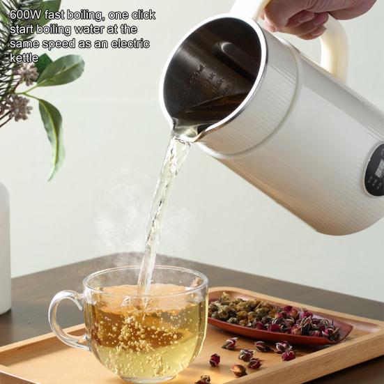 Многофункциональная машина для приготовления орехового молока, автоматическая машина для сои, конструкция с острым лезвием, функция сохранения тепла, вилка стандарта США, самодельная машина для производства миндаля и овса