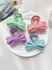 Summer Fashion Bow Flower Hair Claw Clips Candycolor Head Wear Hairpin for Women Girls Nonslip Crab Barrette Hair Accessories