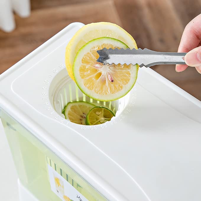 3.5L Jug, Water Pitcher with Faucet, Drink Dispenser for Cold Lemon Juice, Iced Juice Drink Container