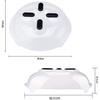Couvercle micro-ondes - CLOCHE - 2 PCS - Aimant - Protection contre éclaboussures - Fonction évent vapeur