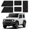 Set of 5 Magnetic Car Curtains for Suzuki Jimny Sunshade for Car UV Easy Installation and and Window Use (JB64/JB74) - Camping, Side, Protection,
