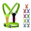 High Visibility Night Running Vest 3 Light Modes Sports Vest  for  Night Warning Work Fishing