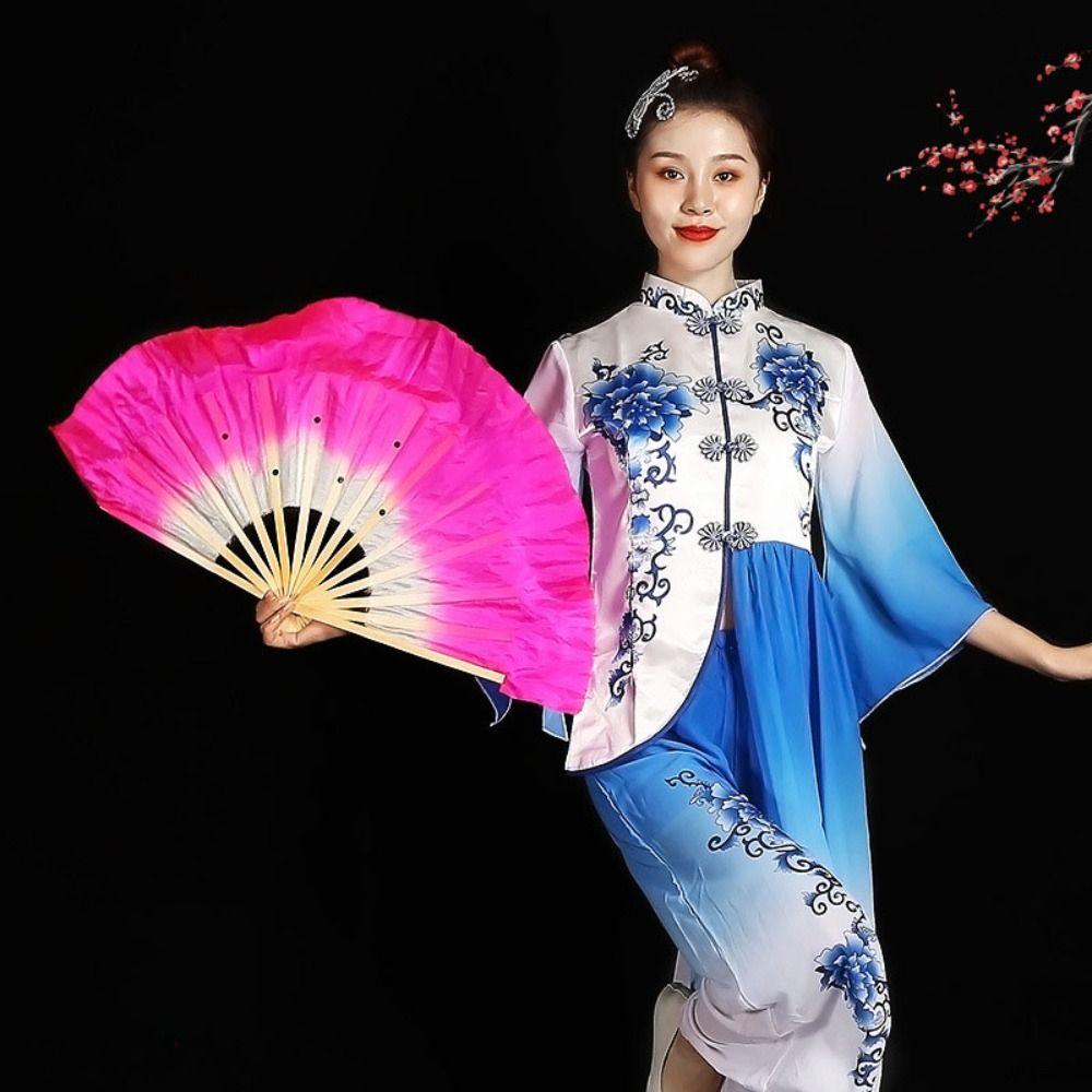 Long Imitation Belly Dancing Fan 26cm Performance fan Hot Sell Dancer Practice  Dance Bamboo Fans