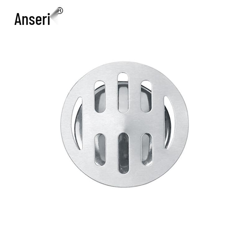 Круглая крышка для напольного слива Ansell из нержавеющей стали