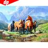 Алмазная картина Полный дисплей Животное Лошадь Вышивка Продажа Изображение Горный хрусталь Алмаз