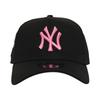 [New Era] Кепка NY Yankees MLB 9FORTY Черно-розовая Кепка Снэпбэк Ремешок [70843836] ЧЕРНЫЙ РОЗОВЫЙ [Продукт]