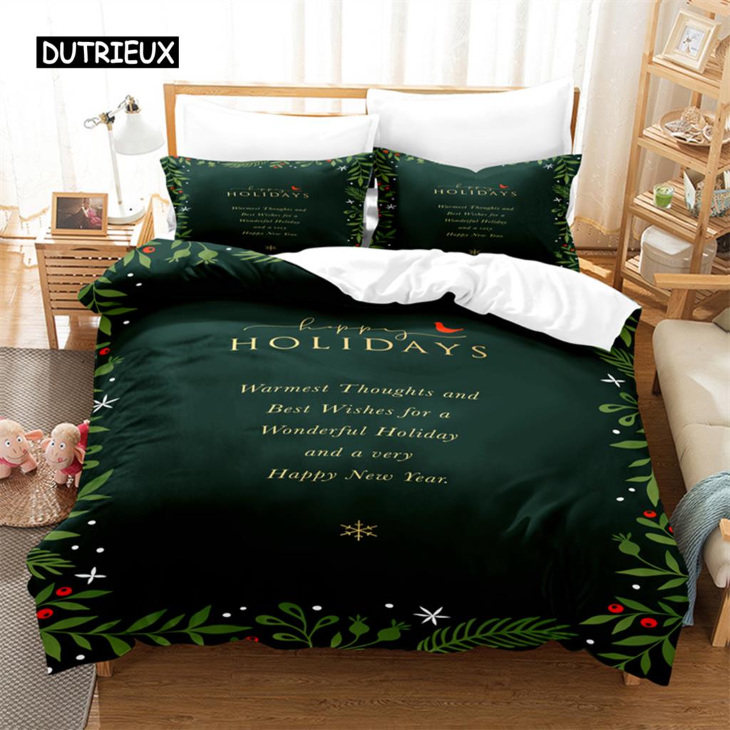 Forest Christmas Bedding Set Duvet Cover Set 3d Bedding Digital Printing Bed Linen Queen Size Bedding Set Fashion Design