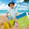 Beach Shell Toy Sorting Bag for Children's Beach Digging Tools Storage Mesh Bag Color Mesh Bag