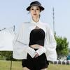 Long Sleeve Sun Protection Shawl Ice Silk Sunshade Cloak Sport Driving Sleeves  Cycling