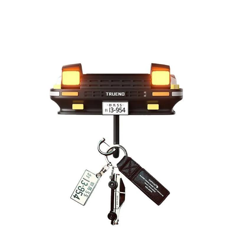 Initial D AE86 Автомобиль Фара Ключница Креативная Настенная Вешалка Крючок Держатель Ключей Ae86 Настенный Декор Дома Современный Крутой Забавный Декор