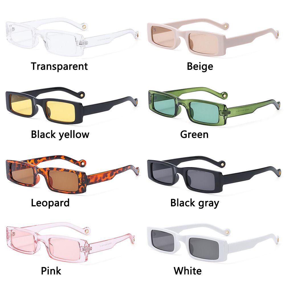 Retro Small Eyewear Sunglasses for Women Sun Glasses Rectangle Square Sunglasses