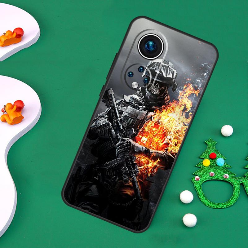 Army Soldier Special Forces Case For Honor 200 Lite 50 70 90 X9c X9b X9a X8a X8b X7a X6a X8 X9 Magic 7 5 6 Pro Cover