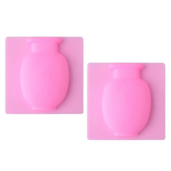 1/2/3 шт. настенное крепление силиконовая ваза многоразовая самоклеящаяся для домашнего офиса внутреннего холодильника окна настенные подвесные растения ваза для цветов наклейка украшение