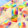 5/10pcs Rainbow 2b Pencil Erasers Soft  Non Feathered Stationery for Writing Drawing Office Study Supplies