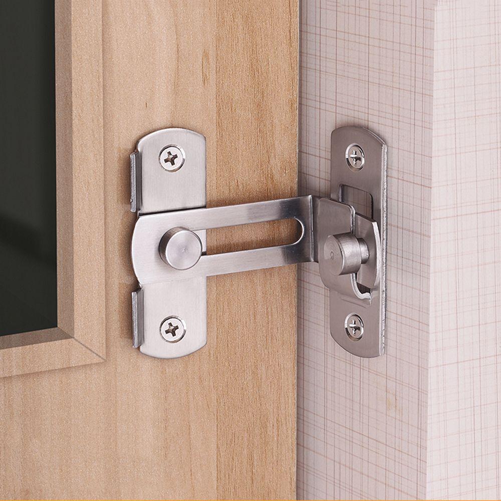 Hardware Fitting Buckle Right Angle Stainless Steel 90 Degree Door Hasp Barn Latch Cabinet Lock