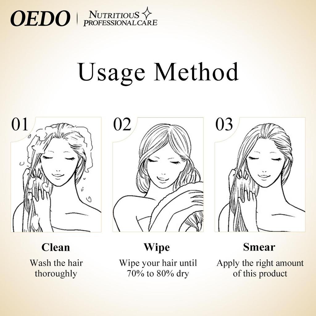 OEDO масло для роста и укрепления волос с растительными экстрактами