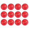 Мячи для пиклбола PATIKIL Outdoor Pickleball 26 лунок, 12 шт. в упаковке для любительских игр в помещении и на открытом воздухе, красные