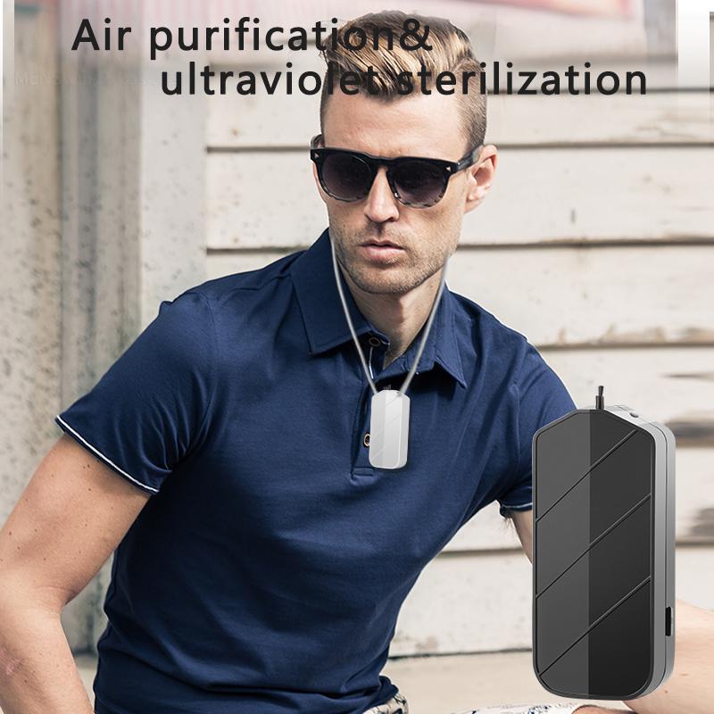 Personal Wearable Air Purifier Necklace Mini Portable Air Freshener Ionizer Negative Ion Generator