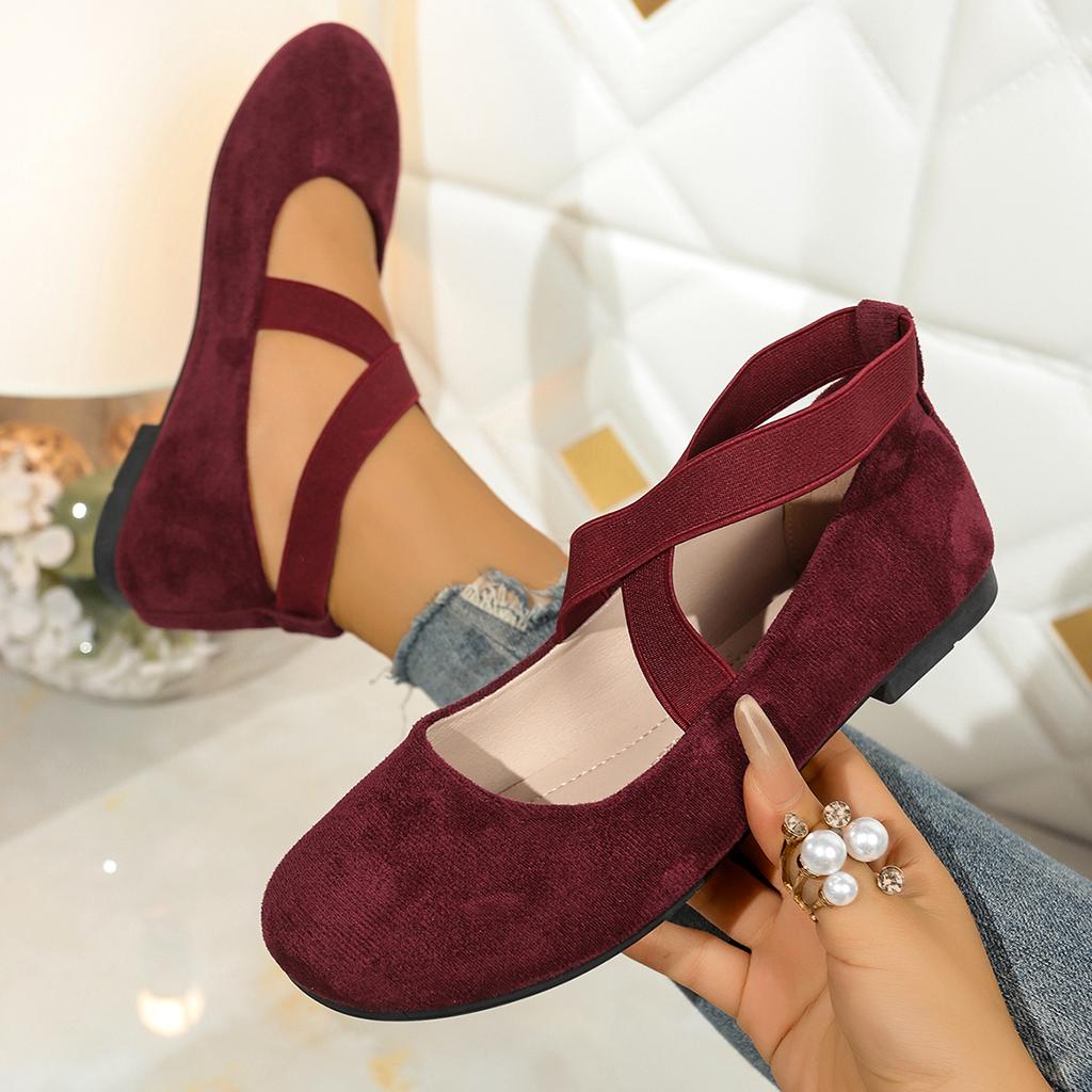 Fashion Women Fashion Flats Shoes Solid Color Soft Sole Sneakers Women Round Toe Versatile Loafers Spring Autumn Flat Shoes for Women