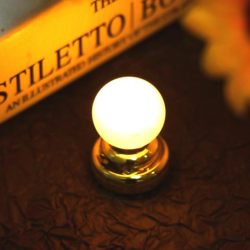 1:12 миниатюрный потолочный светильник для кукольного домика, настенный светильник, светодиодная лампа для комнаты, открытый декор, игрушка