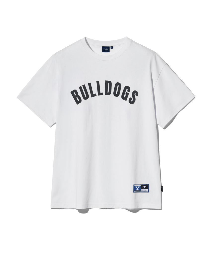 YALE Комплект из 2 футболок с коротким рукавом Bulldogs Arch Белый/Хаки