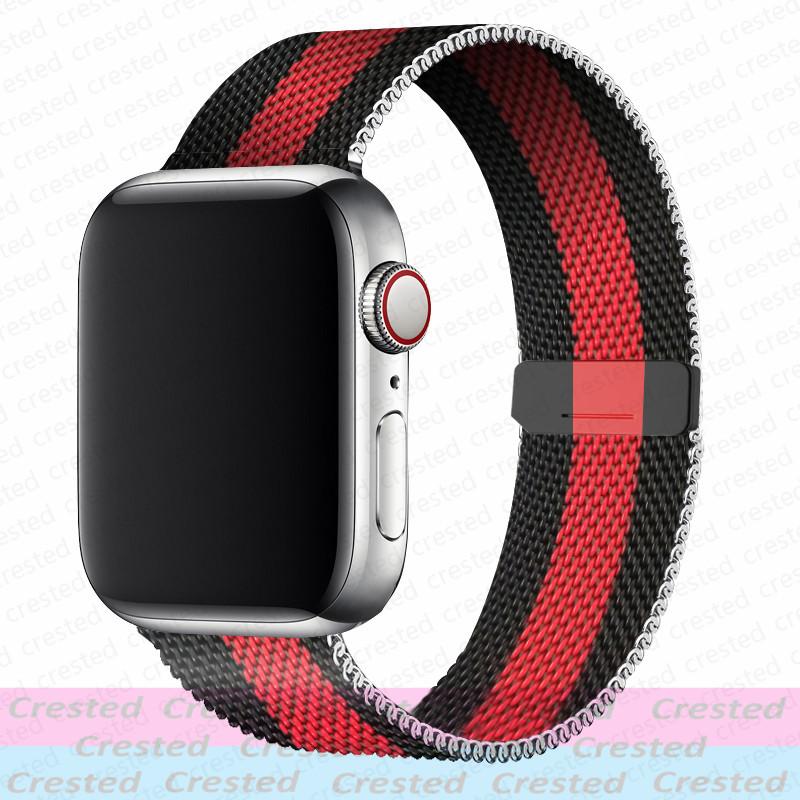 Миланская петля Ремешок Для Apple Watch Ремешок 44мм 40мм 45мм 41мм 49мм 42мм 38мм correa bracelet iWatch серия 3 6 se 7 8 9 5 ultra 2