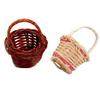 1 Pcs Mini Fruit Box Picnic Baskets Rattan Weaving Storage Basket Kitchen Handicraft Home Decor Tools Delicate and Easy To Carry