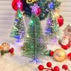1Pc Luminous Mini Christmas Trees Beautiful Small Artificial Xmas Trees Desk Decorations Christmas Home Decorations