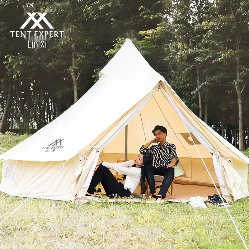 OEING Outdoor Cotton Bell Tent