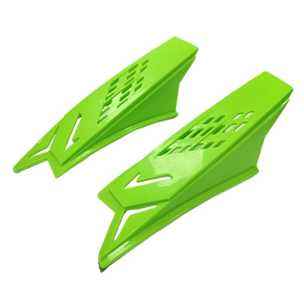 2 Pcs Plastic Motocross Racing Mohawk Horns Self-adhesive Helmet Decorative Accessories