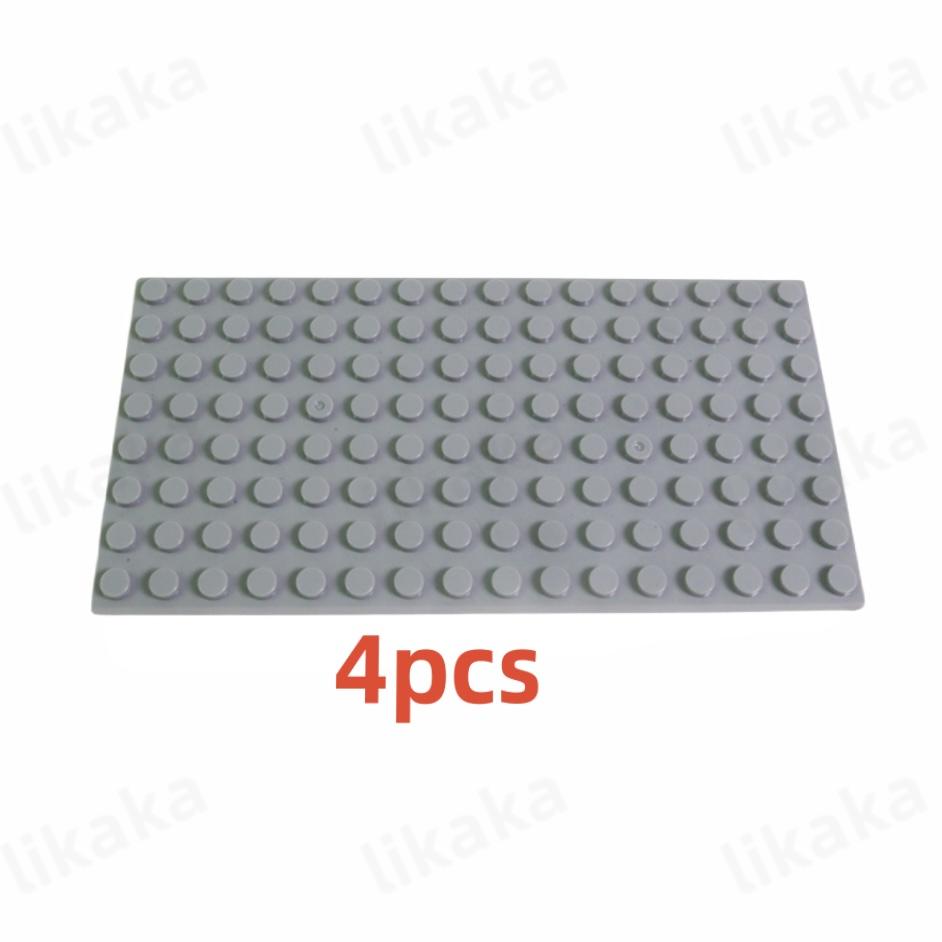 8*16 точек, пластиковые строительные блоки, 4 шт., базовые пластины, совместимые с городскими классическими игрушками, мини-блоки, базовые пластины, детали для детей