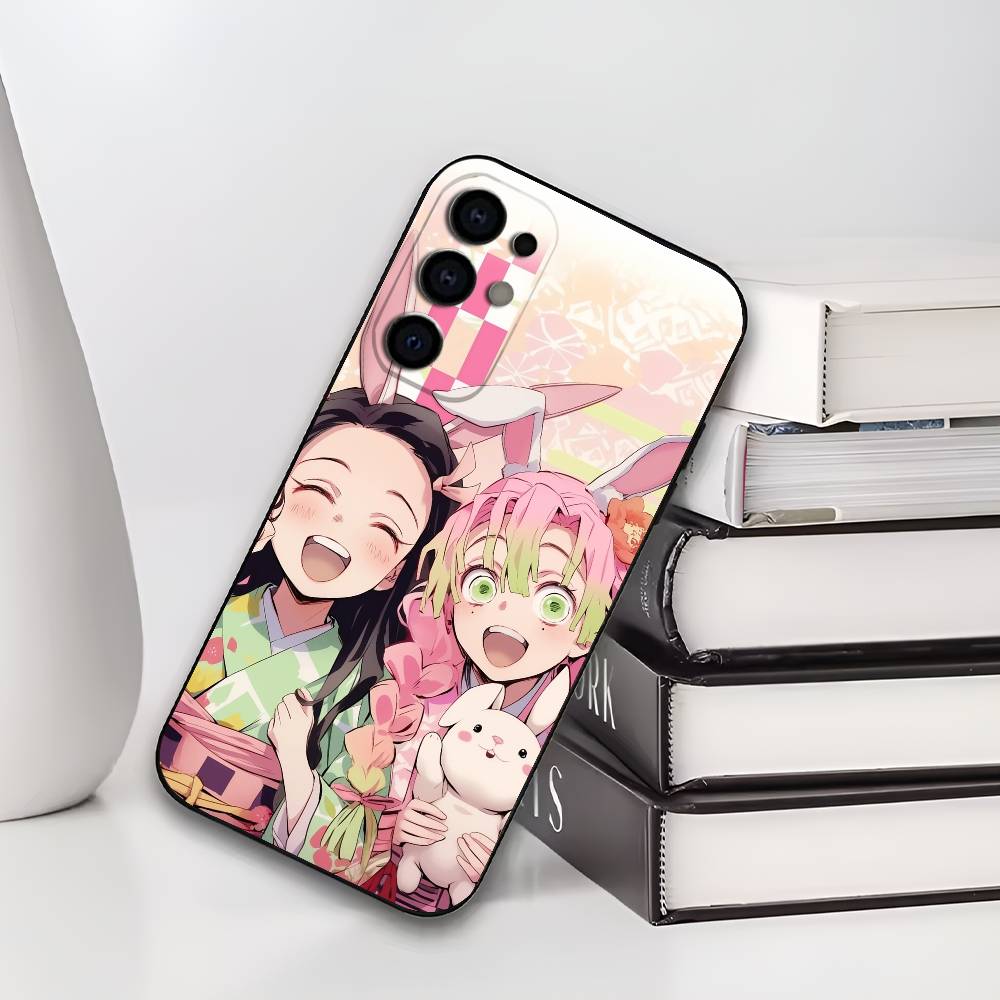 Чехол для телефона N-Nezuko K-Kamado для Samsung S25,S24,S21,S22,S23,S30,Ultra,S20,Plus,Fe,Lite, Мягкий черный чехол