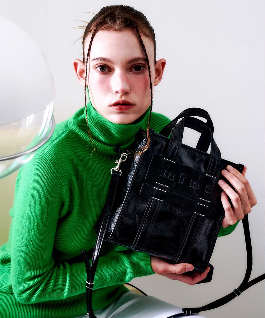 Mfnt Camille Crinkle Black