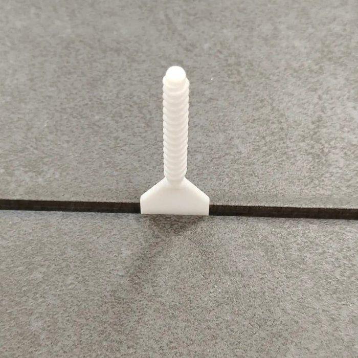 Système de nivellement carrelage, joint 1mm, 100 languettes