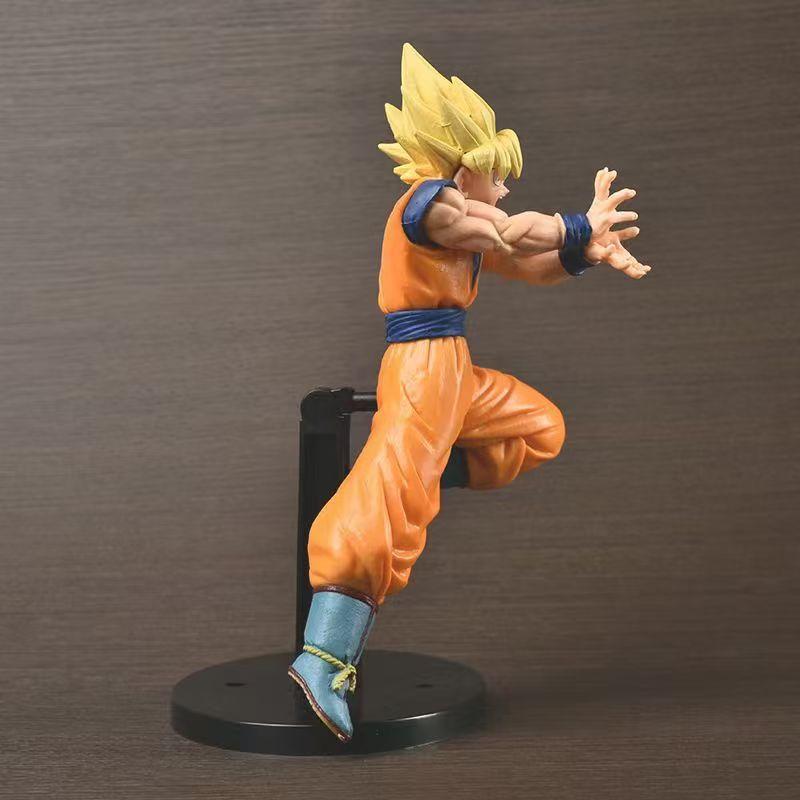 21 см Аниме Dragon Ball Z Фигурка Боевая Форма Гоку Бойцы Фигурка Модель ПВХ Коллекционная Кукла Настольное Украшение Игрушки Подарки