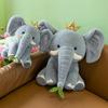 Cartoon Crown Elephant Plush Doll Creative Animal Stuffed Toys  Boys and Girls